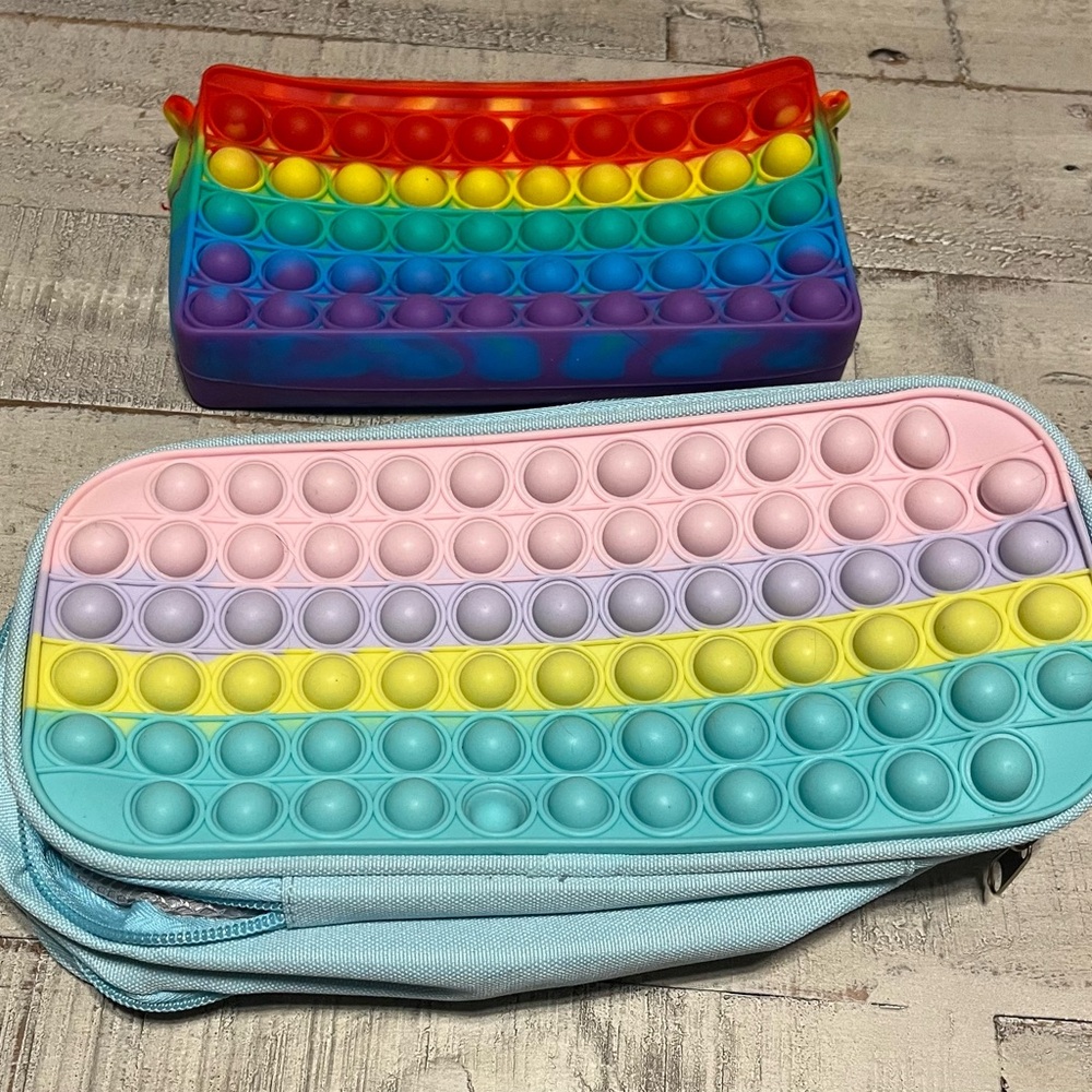 2 Pop It Pencil Cases/Pouches